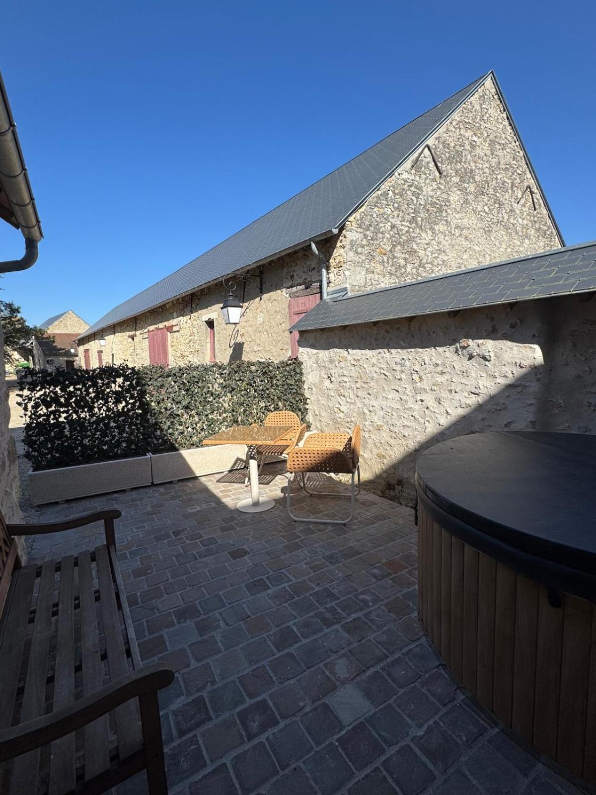 Le Cottage Maisonnette Dans Corps De Ferme Ollainville Bagian luar foto