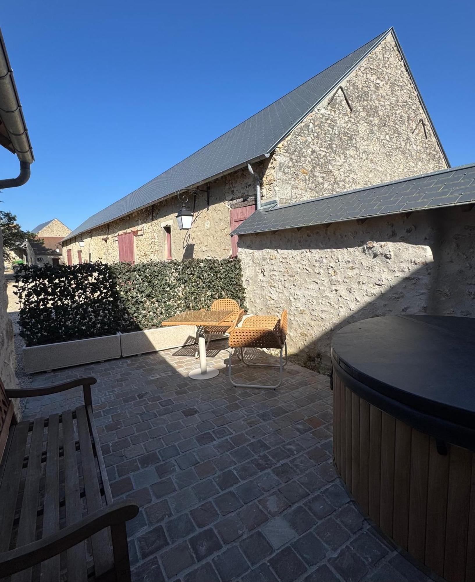 Le Cottage Maisonnette Dans Corps De Ferme Ollainville Bagian luar foto